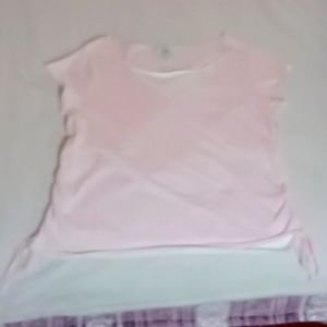 Carolina Bay LG Pink And White Blouse